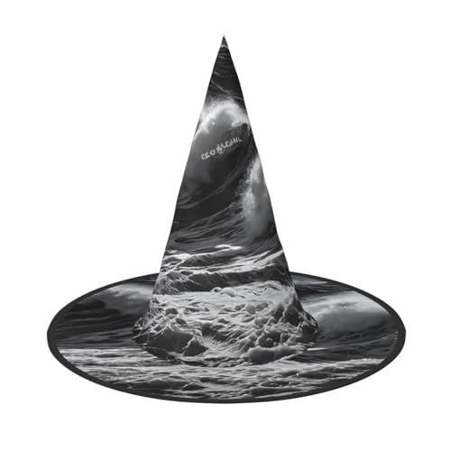ZXMDZTSS Halloween-Hut mit Meeresaufdruck, für Erwachsene, Festivalkleidung, Hexenkostüm-Zubehör, Oxford-Stoff, 1 Stück ZXMDZTSS Halloween-Hut mit Meeresaufdruck, für Erwachsene, Festivalkleidung, Hexenkostüm-Zubehör, Oxford-Stoff, 1 Stück von ZXMDZTSS