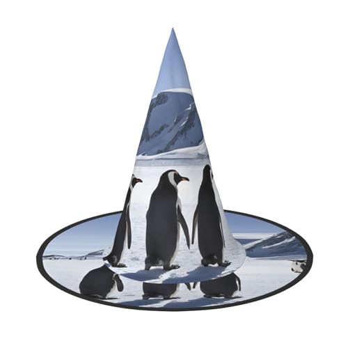ZXMDZTSS Halloween-Hut mit Pinguine auf dem Eisberg für Erwachsene, Festivalkleidung, Hexenkostüm-Zubehör, Oxford-Stoff, 3 Stück ZXMDZTSS Halloween-Hut mit Pinguine auf dem Eisberg für Erwachsene, Festivalkleidung, Hexenkostüm-Zubehör, Oxford-Stoff, 3 Stück von ZXMDZTSS
