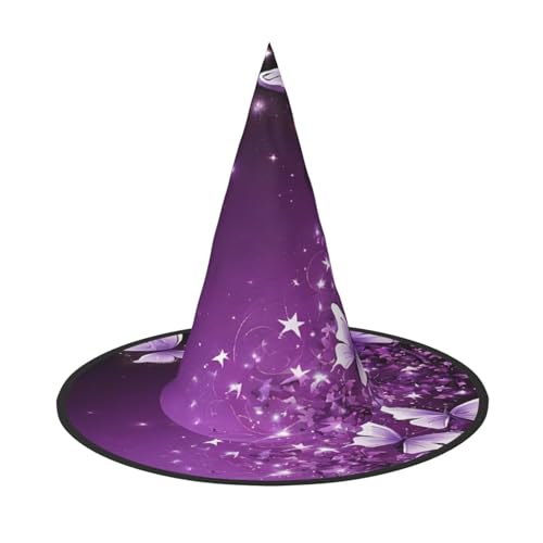 ZXMDZTSS Halloween-Hut mit Schmetterlings-Aufdruck, für Erwachsene, Festivalkleidung, Hexenkostüm-Zubehör, Oxford-Stoff, 3 Stück ZXMDZTSS Halloween-Hut mit Schmetterlings-Aufdruck, für Erwachsene, Festivalkleidung, Hexenkostüm-Zubehör, Oxford-Stoff, 3 Stück von ZXMDZTSS