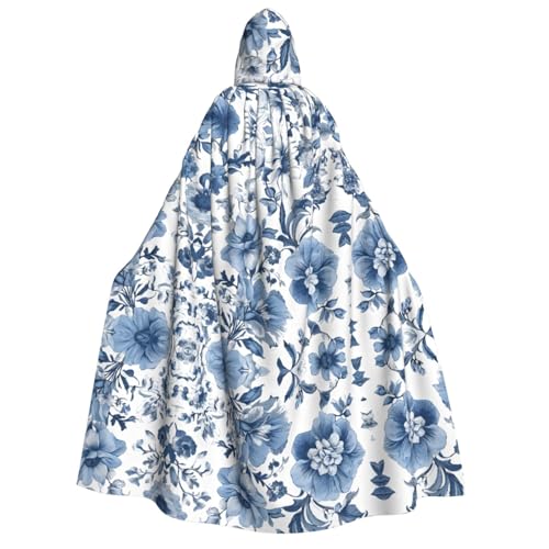 ZXMDZTSS Halloween-Kapuzenumhang mit Blumendruck für Erwachsene, Umhang mit Volldruck, Nackenverschluss ZXMDZTSS Halloween-Kapuzenumhang mit Blumendruck für Erwachsene, Umhang mit Volldruck, Nackenverschluss von ZXMDZTSS