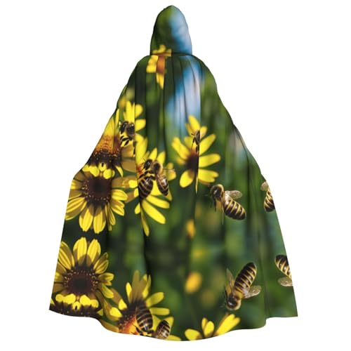 ZXMDZTSS Halloween-Kapuzenumhang mit Blumendruck für Erwachsene, vollständiger Druck, Nackenverschluss ZXMDZTSS Halloween-Kapuzenumhang mit Blumendruck für Erwachsene, vollständiger Druck, Nackenverschluss von ZXMDZTSS