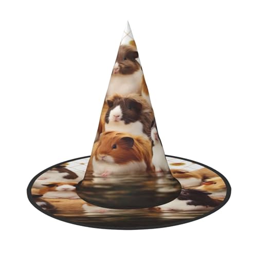 ZXMDZTSS Halloweenhut mit Meerschweinchen-Aufdruck, für Erwachsene, Festivalkleidung, Hexenkostüm-Zubehör, Oxford-Stoff, 3 Stück ZXMDZTSS Halloweenhut mit Meerschweinchen-Aufdruck, für Erwachsene, Festivalkleidung, Hexenkostüm-Zubehör, Oxford-Stoff, 3 Stück von ZXMDZTSS