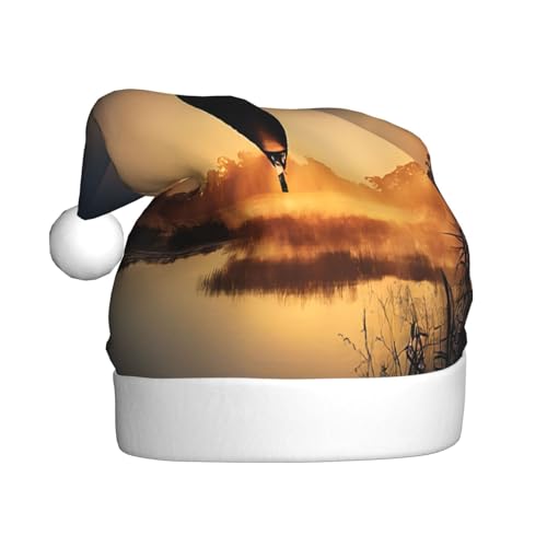 ZXMDZTSS Heißluftballon-Sonnenuntergang-Druck – Druck für Erwachsene, Plüsch-Weihnachtsmütze, gemütlich, festlich, Weihnachtsmann-Kopfbedeckung, Pom-Pom für Weihnachten, Partys, Feiertage. ZXMDZTSS Heißluftballon-Sonnenuntergang-Druck – Druck für Erwachsene, Plüsch-Weihnachtsmütze, gemütlich, festlich, Weihnachtsmann-Kopfbedeckung, Pom-Pom für Weihnachten, Partys, Feiertage. von ZXMDZTSS