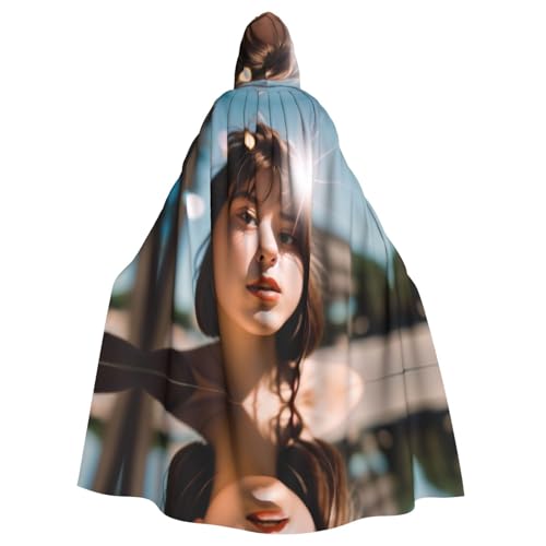 ZXMDZTSS Horror Cute Girl – Print Halloween Hooded Cloak Adults | Full Print Cape | Party Costume | Tie Closure Polyester ZXMDZTSS Horror Cute Girl – Print Halloween Hooded Cloak Adults | Full Print Cape | Party Costume | Tie Closure Polyester von ZXMDZTSS