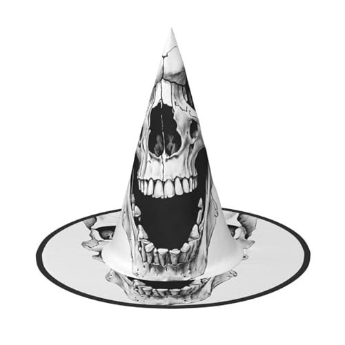 ZXMDZTSS Horror-Totenkopf-Druck, Halloween-Hut für Erwachsene, Festivalkleidung, Hexenkostüm-Zubehör, Oxford-Stoff, 3 Stück ZXMDZTSS Horror-Totenkopf-Druck, Halloween-Hut für Erwachsene, Festivalkleidung, Hexenkostüm-Zubehör, Oxford-Stoff, 3 Stück von ZXMDZTSS
