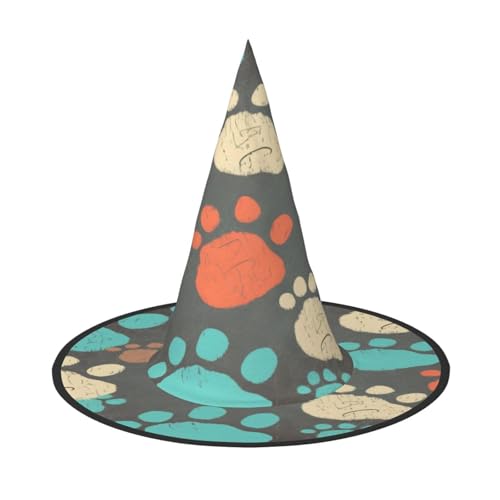 ZXMDZTSS Hunde-Druck, Halloween-Hut für Erwachsene, Festivalkleidung, Hexenkostüm-Zubehör, Oxford-Stoff, 3 Stück ZXMDZTSS Hunde-Druck, Halloween-Hut für Erwachsene, Festivalkleidung, Hexenkostüm-Zubehör, Oxford-Stoff, 3 Stück von ZXMDZTSS
