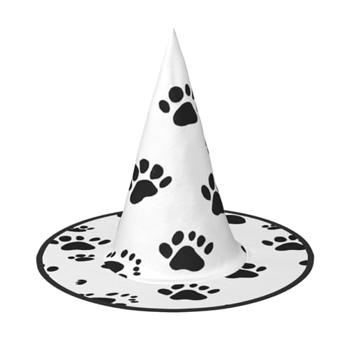 ZXMDZTSS Hundemuster, Halloween-Hut für Erwachsene, Festivalkleidung, Hexenkostüm-Zubehör, Oxford-Stoff, 1 Stück ZXMDZTSS Hundemuster, Halloween-Hut für Erwachsene, Festivalkleidung, Hexenkostüm-Zubehör, Oxford-Stoff, 1 Stück von ZXMDZTSS