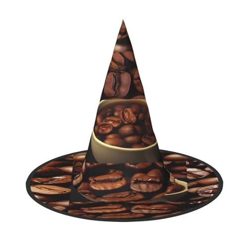 ZXMDZTSS Kaffee-Collage, Halloween-Hut für Erwachsene, Festivalkleidung, Hexenkostüm-Zubehör, Oxford-Stoff, 3 Stück ZXMDZTSS Kaffee-Collage, Halloween-Hut für Erwachsene, Festivalkleidung, Hexenkostüm-Zubehör, Oxford-Stoff, 3 Stück von ZXMDZTSS