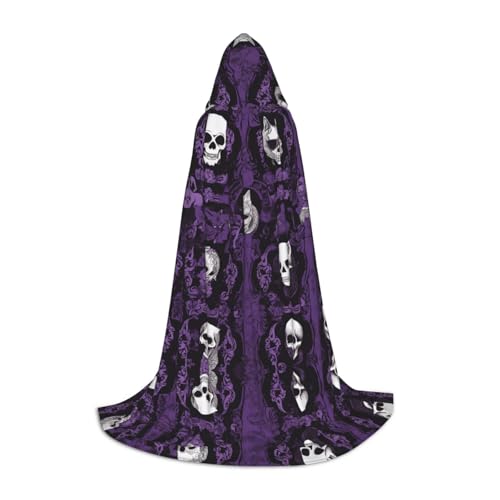 ZXMDZTSS Kapuzenumhang für Jugendliche, Halloween-Kostüm, wiederverwendbar, Größe M, Violett / Schwarz ZXMDZTSS Kapuzenumhang für Jugendliche, Halloween-Kostüm, wiederverwendbar, Größe M, Violett / Schwarz von ZXMDZTSS