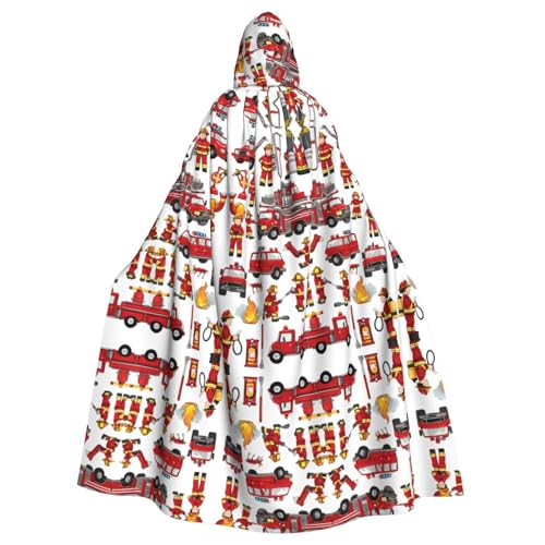 ZXMDZTSS Little Boys and Girls in FireFighters – Print Halloween Hooded Cloak Adults | Full Print Cape | Party Costume | Tie Closure Polyester ZXMDZTSS Little Boys and Girls in FireFighters – Print Halloween Hooded Cloak Adults | Full Print Cape | Party Costume | Tie Closure Polyester von ZXMDZTSS