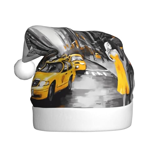 ZXMDZTSS Love from New York – Bedruckte Weihnachtsmütze für Erwachsene, Plüsch, gemütlich, festlich, Weihnachtsmann-Kopfbedeckung, Pom-Pom für Weihnachten, Partys, Feiertage. ZXMDZTSS Love from New York – Bedruckte Weihnachtsmütze für Erwachsene, Plüsch, gemütlich, festlich, Weihnachtsmann-Kopfbedeckung, Pom-Pom für Weihnachten, Partys, Feiertage. von ZXMDZTSS
