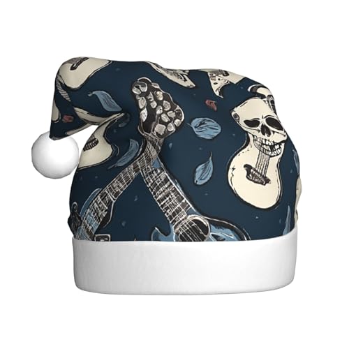 ZXMDZTSS Mexikanischer Totenkopf-Druck für Erwachsene, Plüsch-Weihnachtsmütze, gemütlich, festlich, Weihnachtsmann-Kopfbedeckung, Pompon für Weihnachten, Partys, Feiertage. ZXMDZTSS Mexikanischer Totenkopf-Druck für Erwachsene, Plüsch-Weihnachtsmütze, gemütlich, festlich, Weihnachtsmann-Kopfbedeckung, Pompon für Weihnachten, Partys, Feiertage. von ZXMDZTSS