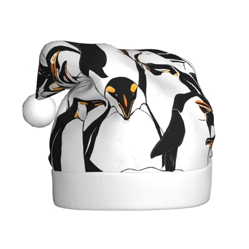 ZXMDZTSS Niedliche Baby-Pinguin-Skizze – Druck für Erwachsene, Plüsch-Weihnachtsmütze, gemütlich, festlich, Weihnachtsmann-Kopfbedeckung, Pom-Pom für Weihnachten, Partys, Feiertage. ZXMDZTSS Niedliche Baby-Pinguin-Skizze – Druck für Erwachsene, Plüsch-Weihnachtsmütze, gemütlich, festlich, Weihnachtsmann-Kopfbedeckung, Pom-Pom für Weihnachten, Partys, Feiertage. von ZXMDZTSS