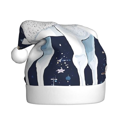 ZXMDZTSS Niedlicher Lama-Blumendruck für Erwachsene, Plüsch-Weihnachtsmütze, gemütlich, festlich, Weihnachtsmann-Kopfbedeckung, Pompon für Weihnachten, Partys, Feiertage. ZXMDZTSS Niedlicher Lama-Blumendruck für Erwachsene, Plüsch-Weihnachtsmütze, gemütlich, festlich, Weihnachtsmann-Kopfbedeckung, Pompon für Weihnachten, Partys, Feiertage. von ZXMDZTSS
