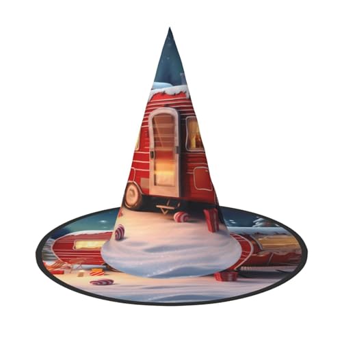 ZXMDZTSS Roter Halloween-Hut für Erwachsene, Festivalkleidung, Hexenkostüm-Zubehör, Oxford-Stoff, 1 Stück ZXMDZTSS Roter Halloween-Hut für Erwachsene, Festivalkleidung, Hexenkostüm-Zubehör, Oxford-Stoff, 1 Stück von ZXMDZTSS