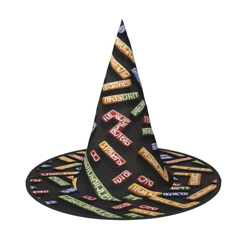 ZXMDZTSS Runenförmige Stange – Druck Halloween Hut Erwachsene | Festivalkleidung | Hexenkostüm-Zubehör | Oxford-Tuch 3 Stück ZXMDZTSS Runenförmige Stange – Druck Halloween Hut Erwachsene | Festivalkleidung | Hexenkostüm-Zubehör | Oxford-Tuch 3 Stück von ZXMDZTSS