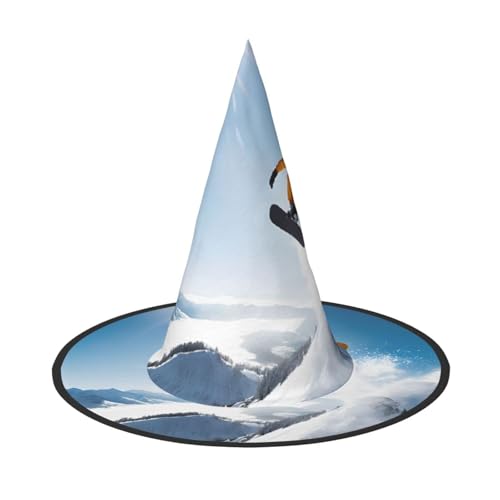 ZXMDZTSS Snowboarden – Halloween-Hut für Erwachsene, Festivalkleidung, Hexenkostüm-Zubehör, Oxford-Stoff, 1 Stück ZXMDZTSS Snowboarden – Halloween-Hut für Erwachsene, Festivalkleidung, Hexenkostüm-Zubehör, Oxford-Stoff, 1 Stück von ZXMDZTSS