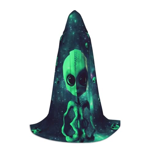 ZXMDZTSS Umhang mit Kapuze für Jugendliche, Halloween-Kostüm, wiederverwendbar, Größe M von ZXMDZTSS