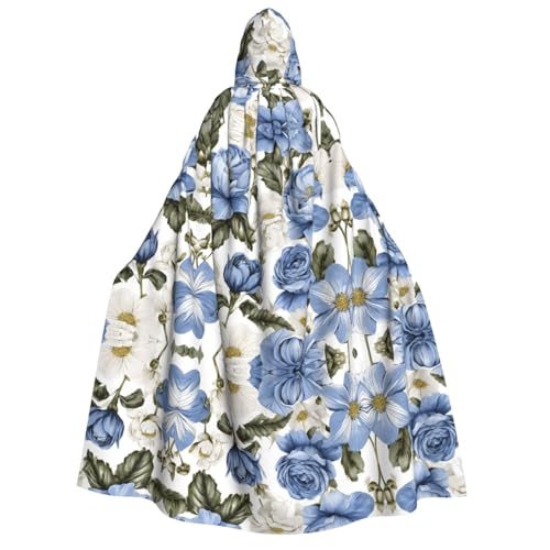 ZXMDZTSS Umhang mit bunten Blumen und Vögeln – Erwachsenen-Halloween-Kapuzenumhang | Volldruckumhang | Nackenverschluss ZXMDZTSS Umhang mit bunten Blumen und Vögeln – Erwachsenen-Halloween-Kapuzenumhang | Volldruckumhang | Nackenverschluss von ZXMDZTSS