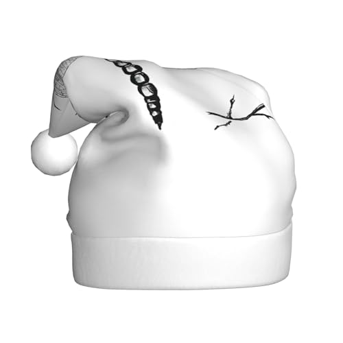 ZXMDZTSS Weihnachtsmütze mit Libellen-Aufdruck für Erwachsene, Plüsch, gemütlich, festlich, Weihnachtsmann-Kopfbedeckung, Pompon für Weihnachten, Partys, Feiertage. ZXMDZTSS Weihnachtsmütze mit Libellen-Aufdruck für Erwachsene, Plüsch, gemütlich, festlich, Weihnachtsmann-Kopfbedeckung, Pompon für Weihnachten, Partys, Feiertage. von ZXMDZTSS