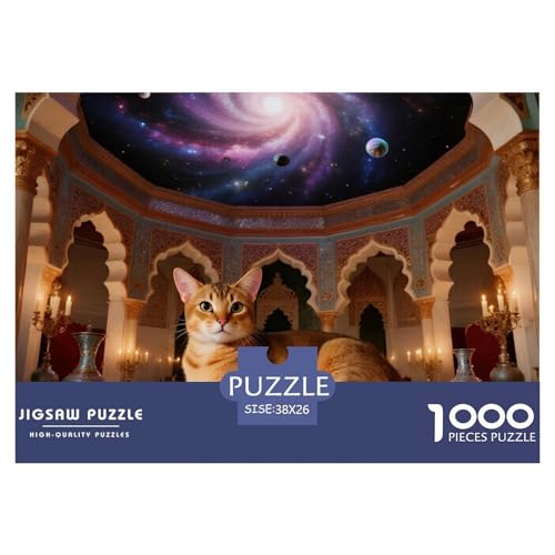 Abyssinischen 1000 Teile Puzzles Haustier Katze Dekoration Lernspiel Herausforderung Spielzeug Für Die Ganze Familie Tolle Geschenkidee 38x26cm/1000pcs Abyssinischen 1000 Teile Puzzles Haustier Katze Dekoration Lernspiel Herausforderung Spielzeug Für Die Ganze Familie Tolle Geschenkidee 38x26cm/1000pcs von ZXOAWQX