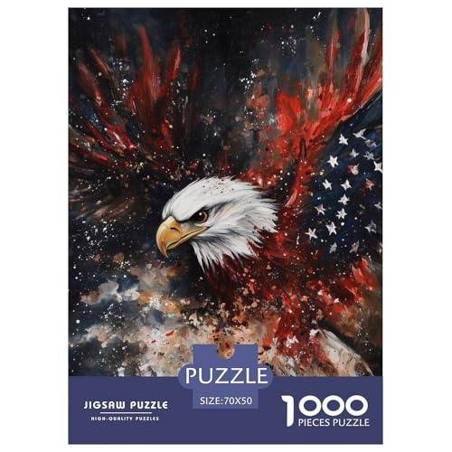Adler 1000 Teile Puzzles Clevere EIN Herausforderndes Für Erwachsene Und Kinder Ab 12 Jahren Tolle Geschenkidee 70x50cm/1000pcs Adler 1000 Teile Puzzles Clevere EIN Herausforderndes Für Erwachsene Und Kinder Ab 12 Jahren Tolle Geschenkidee 70x50cm/1000pcs von ZXOAWQX