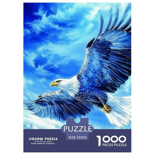 Adler 1000 Teile Puzzles Clevere Lernspiel Herausforderung Spielzeug Für Die Ganze Familie Tolle Geschenkidee 70x50cm/1000pcs von ZXOAWQX