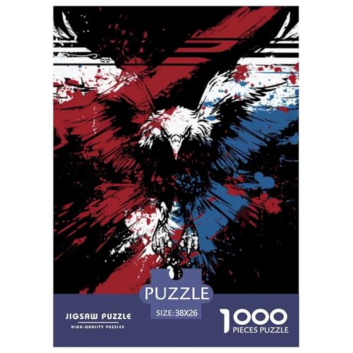 Adler 1000 Teile Puzzles DekoRatteion Klassisches Lernspiel Für Erwachsene Und Kinder Ab 12 Jahren Tolle Geschenkidee 38x26cm/1000pcs von ZXOAWQX