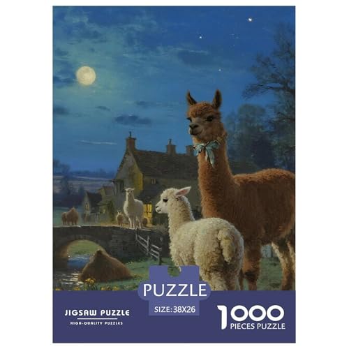 Alpakas 1000 Teile Puzzles Tier Clevere Klassisches Lernspiel Für Erwachsene Und Kinder Ab 12 Jahren Tolle Geschenkidee 38x26cm/1000pcs Alpakas 1000 Teile Puzzles Tier Clevere Klassisches Lernspiel Für Erwachsene Und Kinder Ab 12 Jahren Tolle Geschenkidee 38x26cm/1000pcs von ZXOAWQX