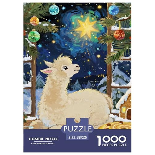 Alpakas 1000 Teile Puzzles Tier Dekoration Klassisches Lernspiel Für Erwachsene Tolle Geschenkidee 38x26cm/1000pcs Alpakas 1000 Teile Puzzles Tier Dekoration Klassisches Lernspiel Für Erwachsene Tolle Geschenkidee 38x26cm/1000pcs von ZXOAWQX