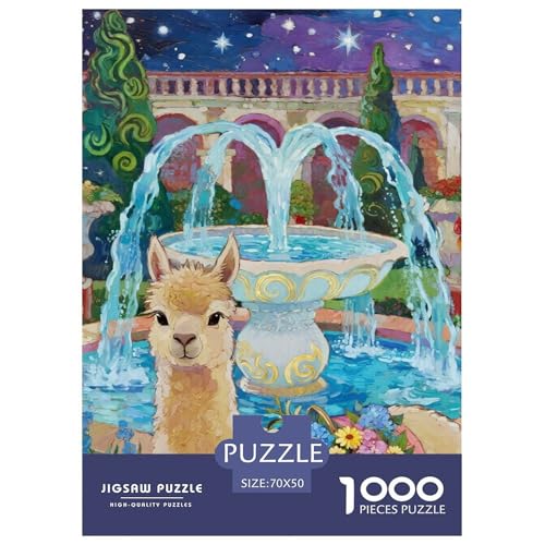 Alpakas 1000 Teile Puzzles Tier Puzzlespiele Kreative Unterhaltung Für Die Ganze Familie Tolle Geschenkidee 70x50cm/1000pcs Alpakas 1000 Teile Puzzles Tier Puzzlespiele Kreative Unterhaltung Für Die Ganze Familie Tolle Geschenkidee 70x50cm/1000pcs von ZXOAWQX