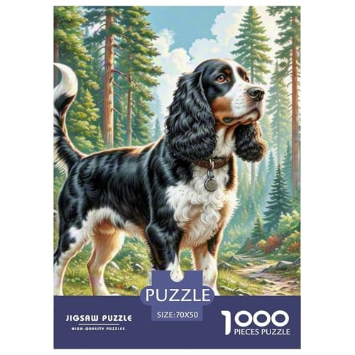 Amerikanischer Cocker Spaniel 1000 Teile Puzzles Dekoration EIN Herausforderndes Für Die Ganze Familie Tolle Geschenkidee 70x50cm/1000pcs Amerikanischer Cocker Spaniel 1000 Teile Puzzles Dekoration EIN Herausforderndes Für Die Ganze Familie Tolle Geschenkidee 70x50cm/1000pcs von ZXOAWQX