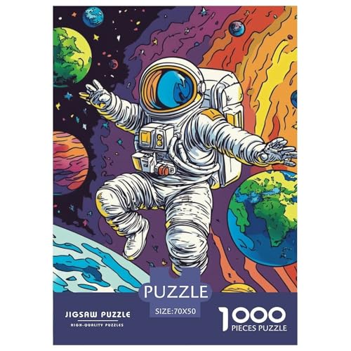 Astronaut 1000 Teile Puzzles Dekoration EIN Herausforderndes Für Erwachsene Und Kinder Ab 12 Jahren Tolle Geschenkidee 70x50cm/1000pcs Astronaut 1000 Teile Puzzles Dekoration EIN Herausforderndes Für Erwachsene Und Kinder Ab 12 Jahren Tolle Geschenkidee 70x50cm/1000pcs von ZXOAWQX