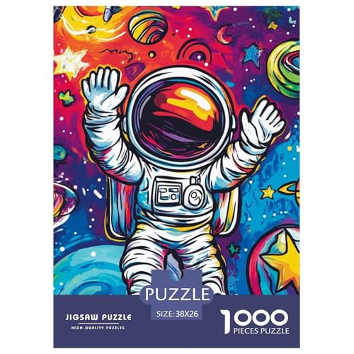 Astronaut 1000 Teile Puzzles Puzzlespiele EIN Herausforderndes Für Erwachsene Und Kinder Ab 12 Jahren Tolle Geschenkidee 38x26cm/1000pcs Astronaut 1000 Teile Puzzles Puzzlespiele EIN Herausforderndes Für Erwachsene Und Kinder Ab 12 Jahren Tolle Geschenkidee 38x26cm/1000pcs von ZXOAWQX