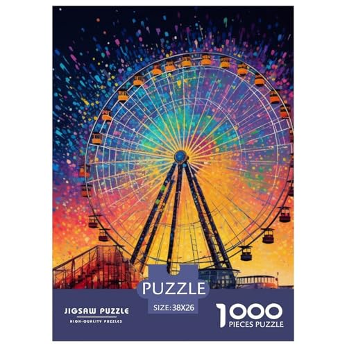 Aurora Ferris Rad 1000 Teile Puzzles Dekoration Klassisches Lernspiel Für Erwachsene Und Kinder Ab 12 Jahren Tolle Geschenkidee 38x26cm/1000pcs Aurora Ferris Rad 1000 Teile Puzzles Dekoration Klassisches Lernspiel Für Erwachsene Und Kinder Ab 12 Jahren Tolle Geschenkidee 38x26cm/1000pcs von ZXOAWQX