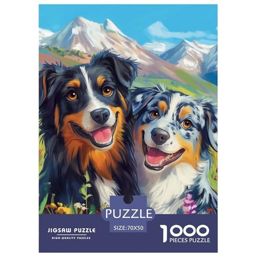 Australischer Schäfer 1000 Teile Puzzles Clevere Klassisches Lernspiel Für Erwachsene Und Kinder Ab 12 Jahren Tolle Geschenkidee 70x50cm/1000pcs Australischer Schäfer 1000 Teile Puzzles Clevere Klassisches Lernspiel Für Erwachsene Und Kinder Ab 12 Jahren Tolle Geschenkidee 70x50cm/1000pcs von ZXOAWQX