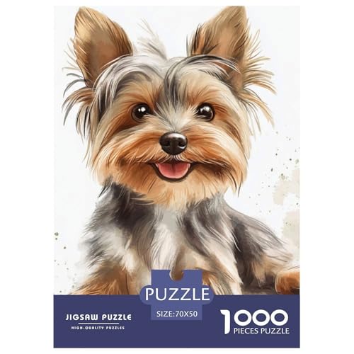 Australischer Seidenterrier 1000 Teile Puzzles Clevere EIN Herausforderndes Für Erwachsene Und Kinder Ab 12 Jahren Tolle Geschenkidee 70x50cm/1000pcs Australischer Seidenterrier 1000 Teile Puzzles Clevere EIN Herausforderndes Für Erwachsene Und Kinder Ab 12 Jahren Tolle Geschenkidee 70x50cm/1000pcs von ZXOAWQX