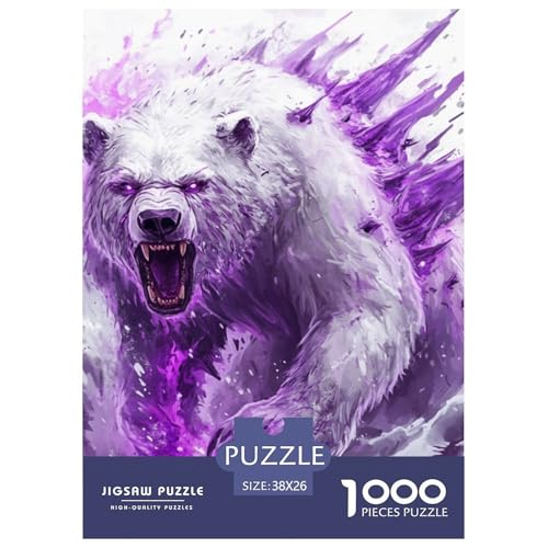 Bären 1000 Teile Puzzles DekoRatteion Klassisches Lernspiel Für Erwachsene Tolle Geschenkidee 38x26cm/1000pcs von ZXOAWQX