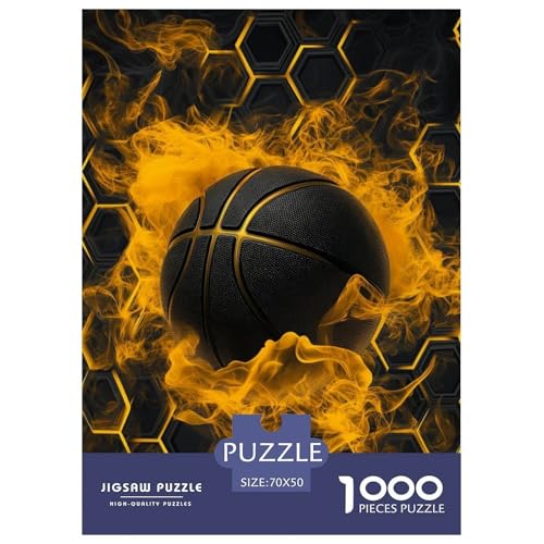 Basketball 1000 Teile Puzzles Classic Lernspiel Herausforderung Spielzeug Für Erwachsene Tolle Geschenkidee 70x50cm/1000pcs von ZXOAWQX