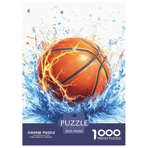 Basketball 1000 Teile Puzzles Dekoration EIN Herausforderndes Für Erwachsene Und Kinder Ab 12 Jahren Tolle Geschenkidee 70x50cm/1000pcs Basketball 1000 Teile Puzzles Dekoration EIN Herausforderndes Für Erwachsene Und Kinder Ab 12 Jahren Tolle Geschenkidee 70x50cm/1000pcs von ZXOAWQX