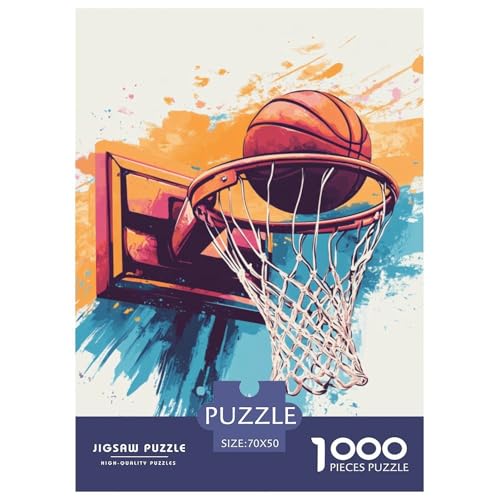Basketball 1000 Teile Puzzles Puzzlespiele Unmögliche Herausforderung Für Erwachsene Und Kinder Ab 12 Jahren Tolle Geschenkidee 70x50cm/1000pcs Basketball 1000 Teile Puzzles Puzzlespiele Unmögliche Herausforderung Für Erwachsene Und Kinder Ab 12 Jahren Tolle Geschenkidee 70x50cm/1000pcs von ZXOAWQX