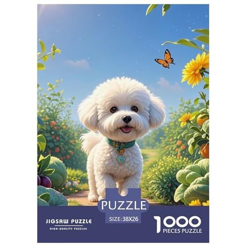 Bichon Frise 1000 Teile Puzzles Hund Puzzlespiele EIN Herausforderndes Für Erwachsene Tolle Geschenkidee 38x26cm/1000pcs Bichon Frise 1000 Teile Puzzles Hund Puzzlespiele EIN Herausforderndes Für Erwachsene Tolle Geschenkidee 38x26cm/1000pcs von ZXOAWQX