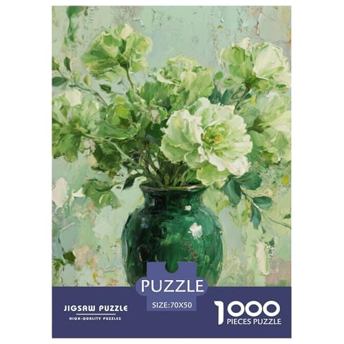 Blumen 1000 Teile Puzzles Ölmalerei Puzzlespiele EIN Herausforderndes Für Erwachsene Tolle Geschenkidee 70x50cm/1000pcs von ZXOAWQX