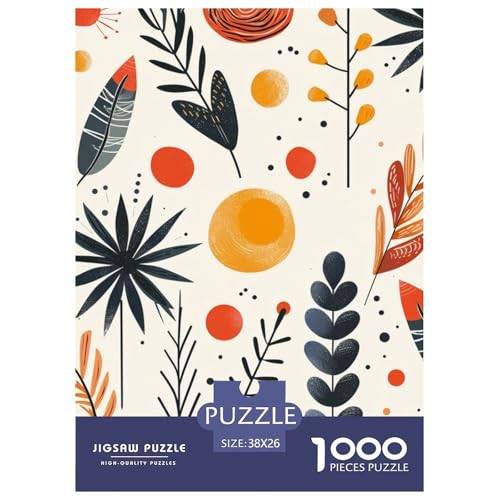 Botanik 1000 Teile Puzzles DekoRatteion EIN Herausforderndes Für Erwachsene Und Kinder Ab 12 Jahren Tolle Geschenkidee 38x26cm/1000pcs von ZXOAWQX
