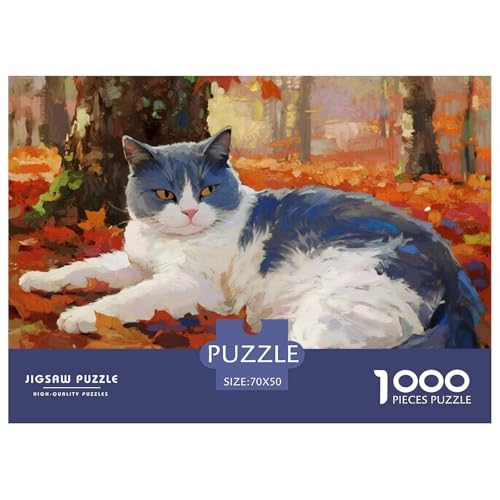 Britische Kurzhaare 1000 Teile Puzzles Haustier Katze Clevere Kreative Unterhaltung Für Erwachsene Tolle Geschenkidee 70x50cm/1000pcs Britische Kurzhaare 1000 Teile Puzzles Haustier Katze Clevere Kreative Unterhaltung Für Erwachsene Tolle Geschenkidee 70x50cm/1000pcs von ZXOAWQX