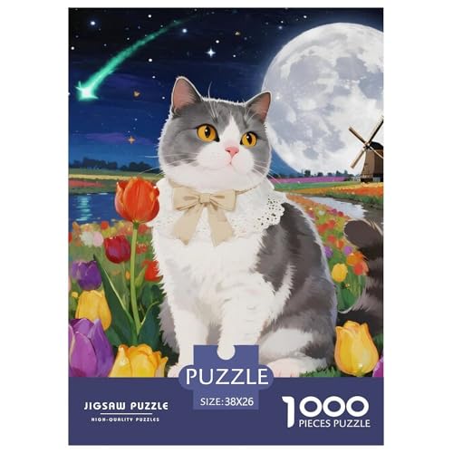 Britische Kurzhaare 1000 Teile Puzzles Haustier Katze Dekoration EIN Herausforderndes Für Die Ganze Familie Tolle Geschenkidee 38x26cm/1000pcs Britische Kurzhaare 1000 Teile Puzzles Haustier Katze Dekoration EIN Herausforderndes Für Die Ganze Familie Tolle Geschenkidee 38x26cm/1000pcs von ZXOAWQX