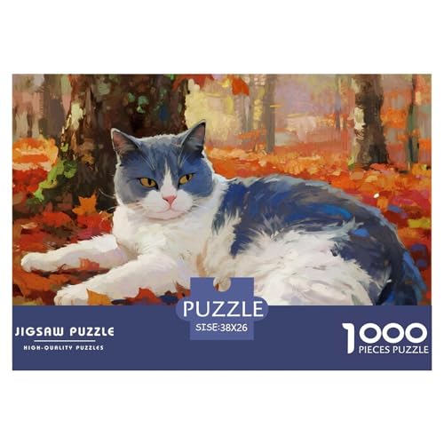 Britische Kurzhaare 1000 Teile Puzzles Haustier Katze Puzzlespiele Lernspiel Herausforderung Spielzeug Für Erwachsene Tolle Geschenkidee 38x26cm/1000pcs Britische Kurzhaare 1000 Teile Puzzles Haustier Katze Puzzlespiele Lernspiel Herausforderung Spielzeug Für Erwachsene Tolle Geschenkidee 38x26cm/1000pcs von ZXOAWQX