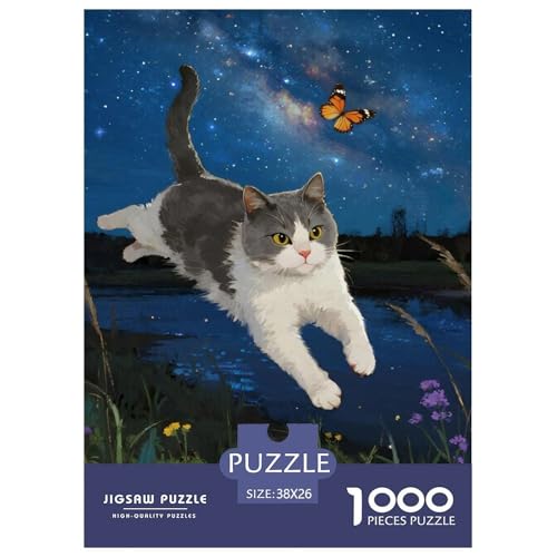 Britische Kurzhaare 1000 Teile Puzzles Haustier Katze Puzzlespiele Unmögliche Herausforderung Für Die Ganze Familie Tolle Geschenkidee 38x26cm/1000pcs Britische Kurzhaare 1000 Teile Puzzles Haustier Katze Puzzlespiele Unmögliche Herausforderung Für Die Ganze Familie Tolle Geschenkidee 38x26cm/1000pcs von ZXOAWQX