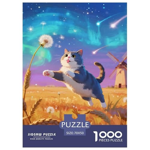 Britische Kurzhaare 1000 Teile Puzzles Haustier Katze Puzzlespiele Unmögliche Herausforderung Für Erwachsene Und Kinder Ab 12 Jahren Tolle Geschenkidee 70x50cm/1000pcs Britische Kurzhaare 1000 Teile Puzzles Haustier Katze Puzzlespiele Unmögliche Herausforderung Für Erwachsene Und Kinder Ab 12 Jahren Tolle Geschenkidee 70x50cm/1000pcs von ZXOAWQX
