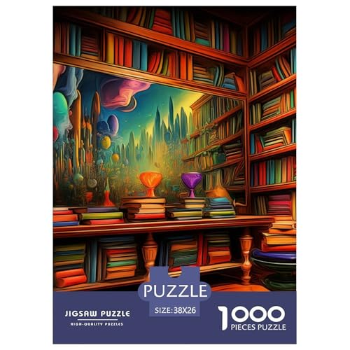 Bücherregal 1000 Teile Puzzles Dekoration EIN Herausforderndes Für Erwachsene Und Kinder Ab 12 Jahren Tolle Geschenkidee 38x26cm/1000pcs Bücherregal 1000 Teile Puzzles Dekoration EIN Herausforderndes Für Erwachsene Und Kinder Ab 12 Jahren Tolle Geschenkidee 38x26cm/1000pcs von ZXOAWQX